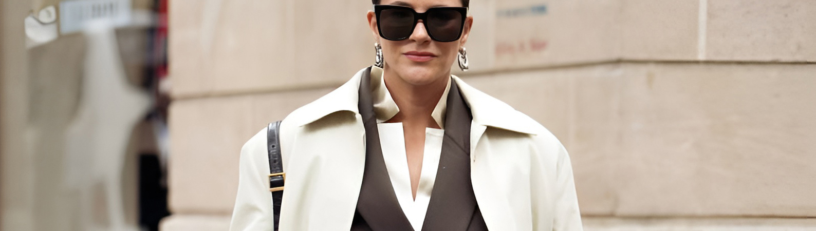 Оверсайз-костюм из коллекции Saint Laurent весна-лето