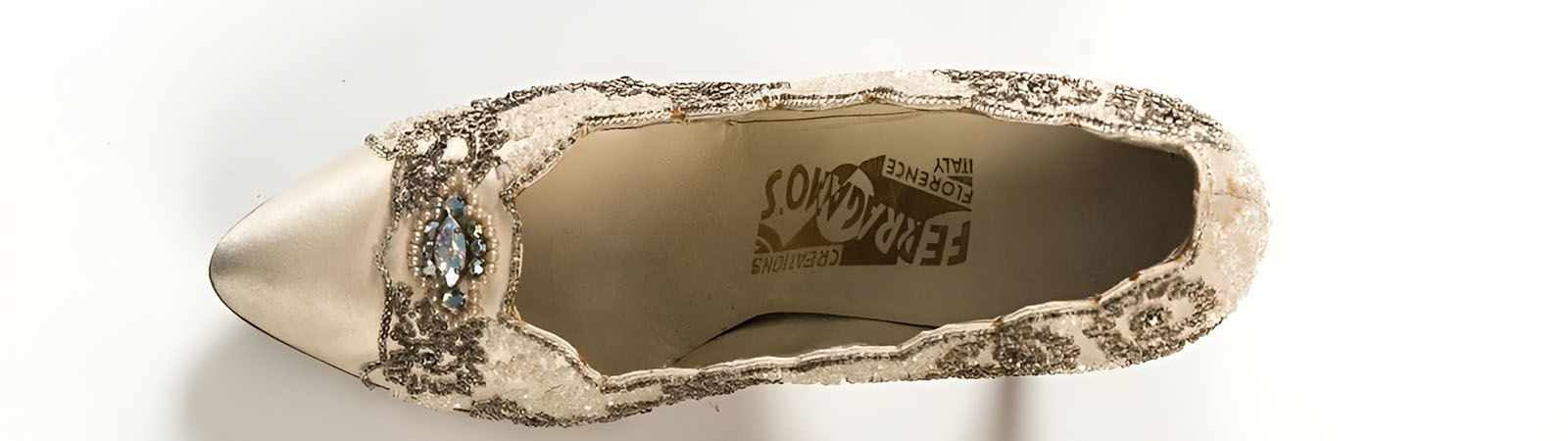 шелковые туфли Salvatore Ferragamo