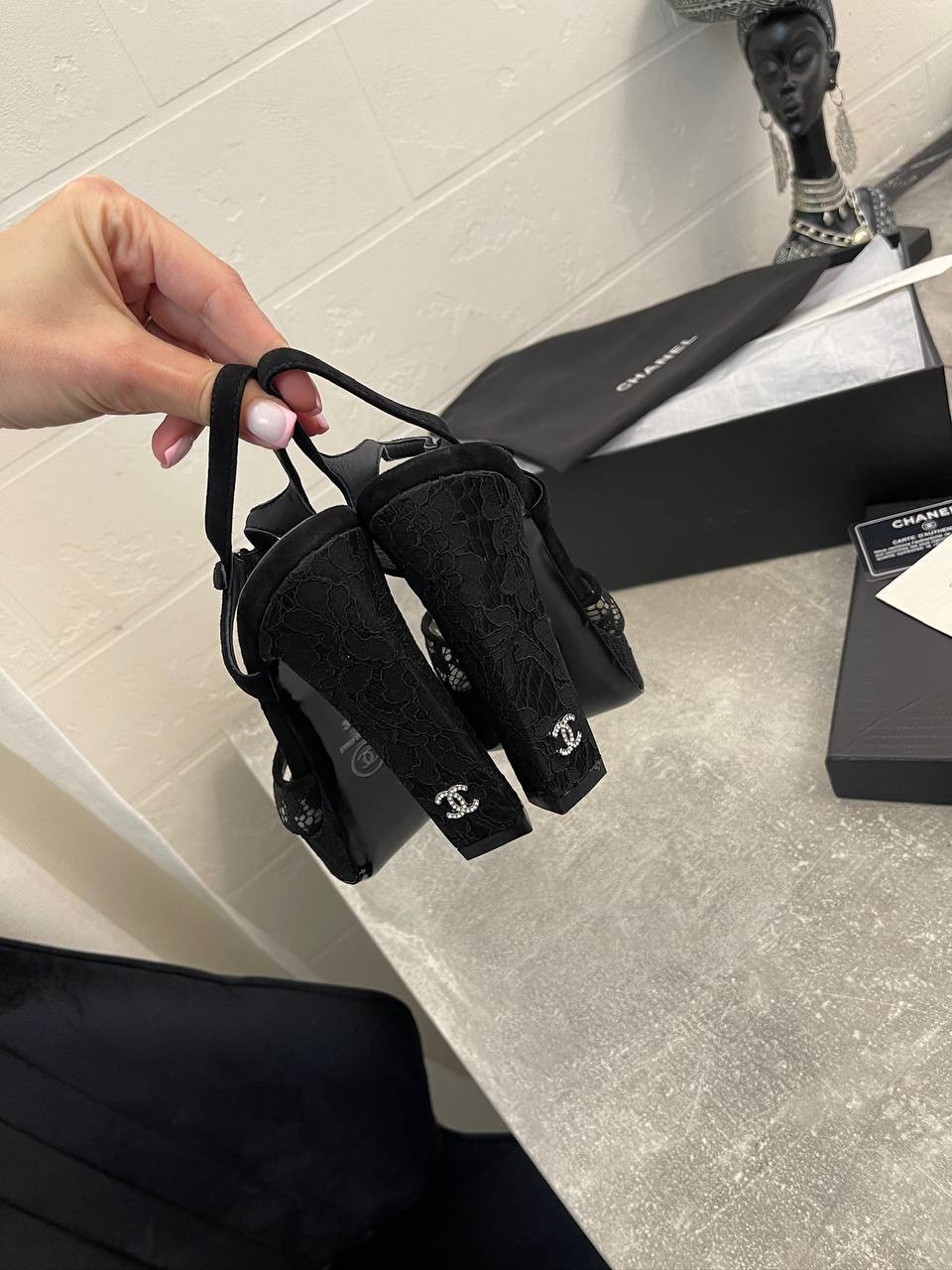 Трендовые босоножки Chanel BP-51574 Трендовые босоножки Chanel BP-51574