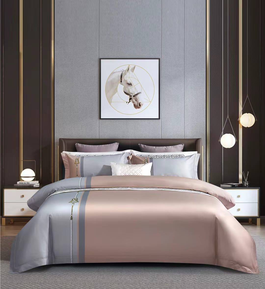 Элегантный комплект белья Hermes BP-13516 Элегантный комплект белья Hermes BP-13516