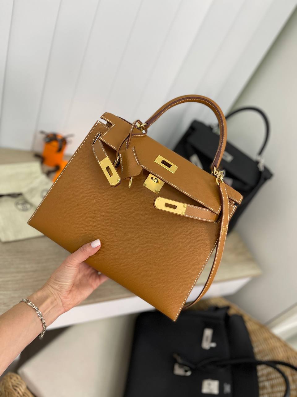 Сумка женская Kelly 28 cm коллекционная Epsom Hermes BP-24890 Сумка женская Kelly 28 cm коллекционная Epsom Hermes BP-24890