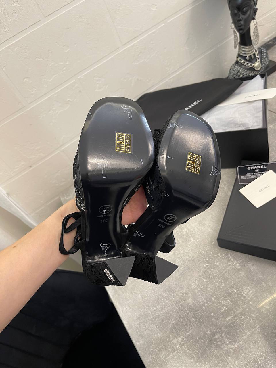 Трендовые босоножки Chanel BP-51574 Трендовые босоножки Chanel BP-51574