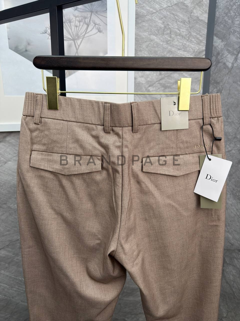 Брюки из хлопка Christian Dior BPLUX13022