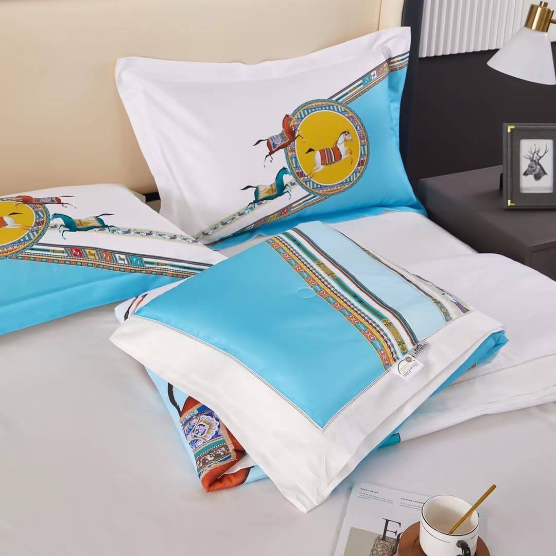 Комплект постельного белья Hermes изысканный BP-13725 Комплект постельного белья Hermes изысканный BP-13725