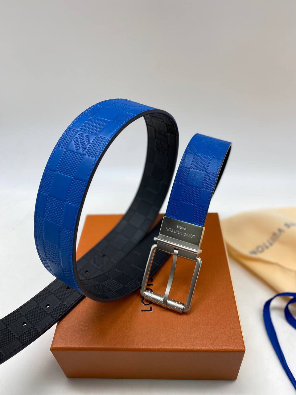 Двусторонний ремень Louis Vuitton BP-21608 Двусторонний ремень Louis Vuitton BP-21608