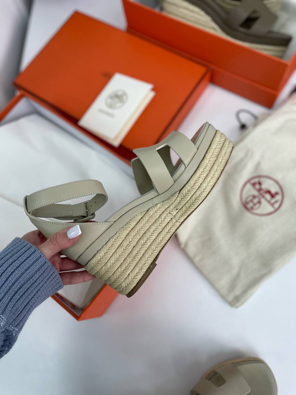 Повседневные эспадрильи Hermes Elda BP-30303 Повседневные эспадрильи Hermes Elda BP-30303