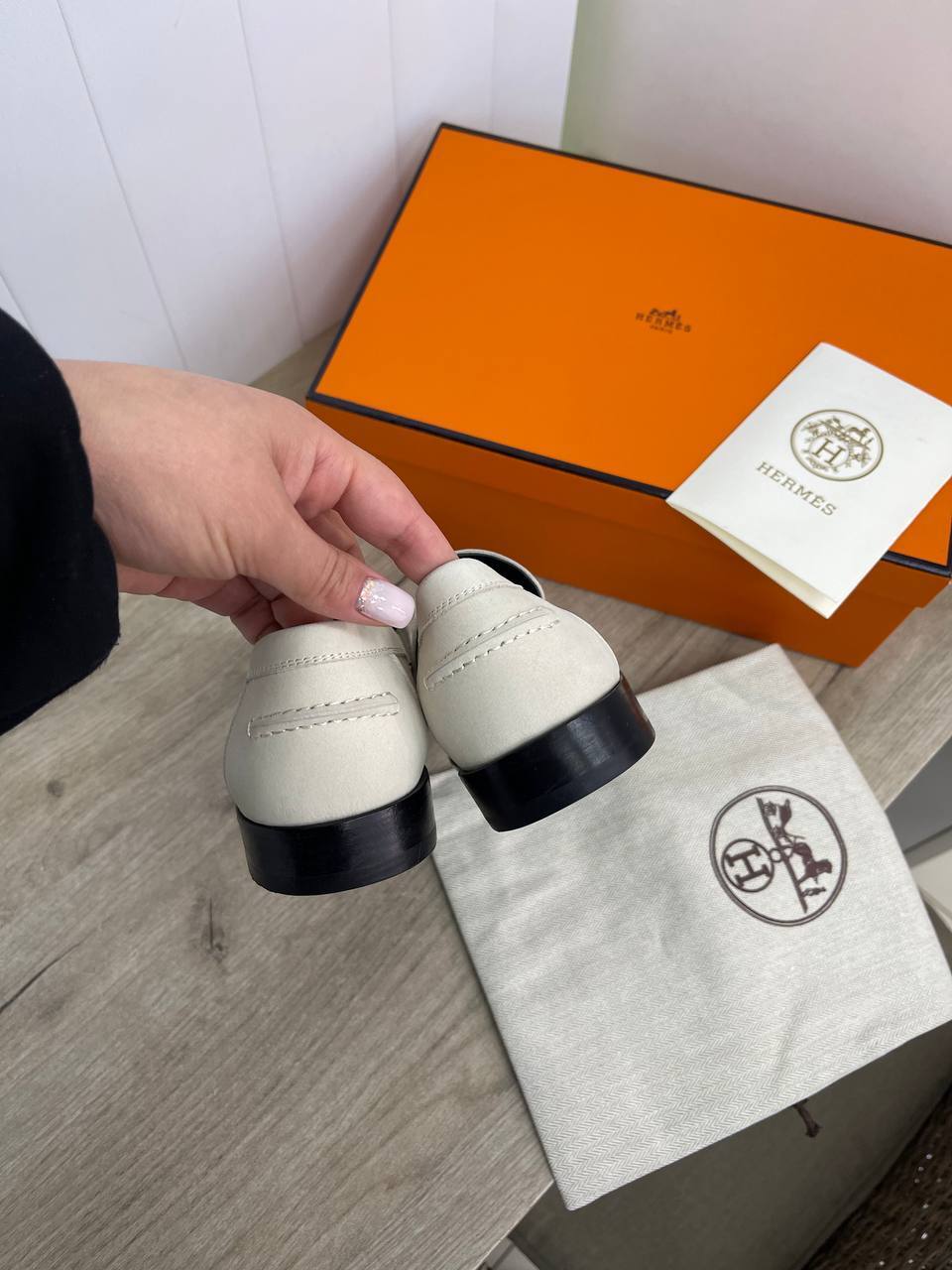 Коллекционные туфли Hermes BP-30213 Коллекционные туфли Hermes BP-30213