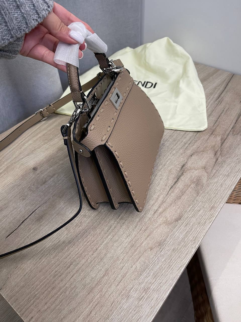 Женская сумка премиум Peekaboo ISeeU Fendi BP-50620 Женская сумка премиум Peekaboo ISeeU Fendi BP-50620