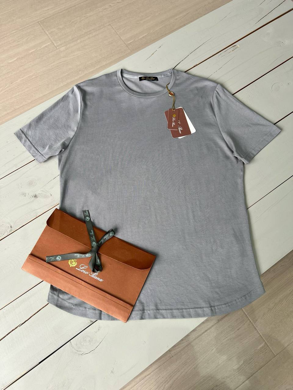 Футболка Loro Piana BP-45694 стильная Футболка Loro Piana BP-45694 стильная