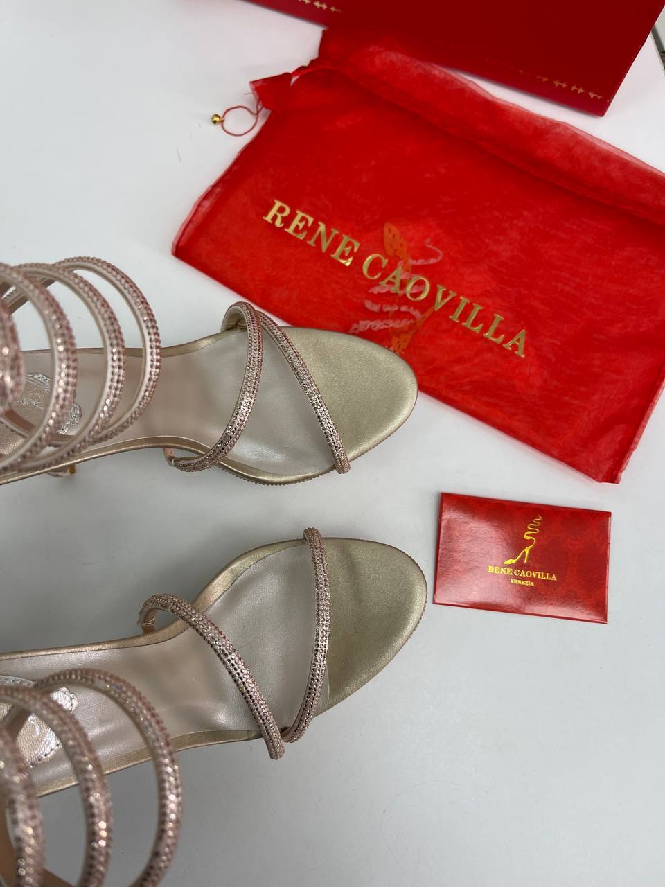 Босоножки дизайнерские Rene Caovilla BP-30399 Босоножки дизайнерские Rene Caovilla BP-30399