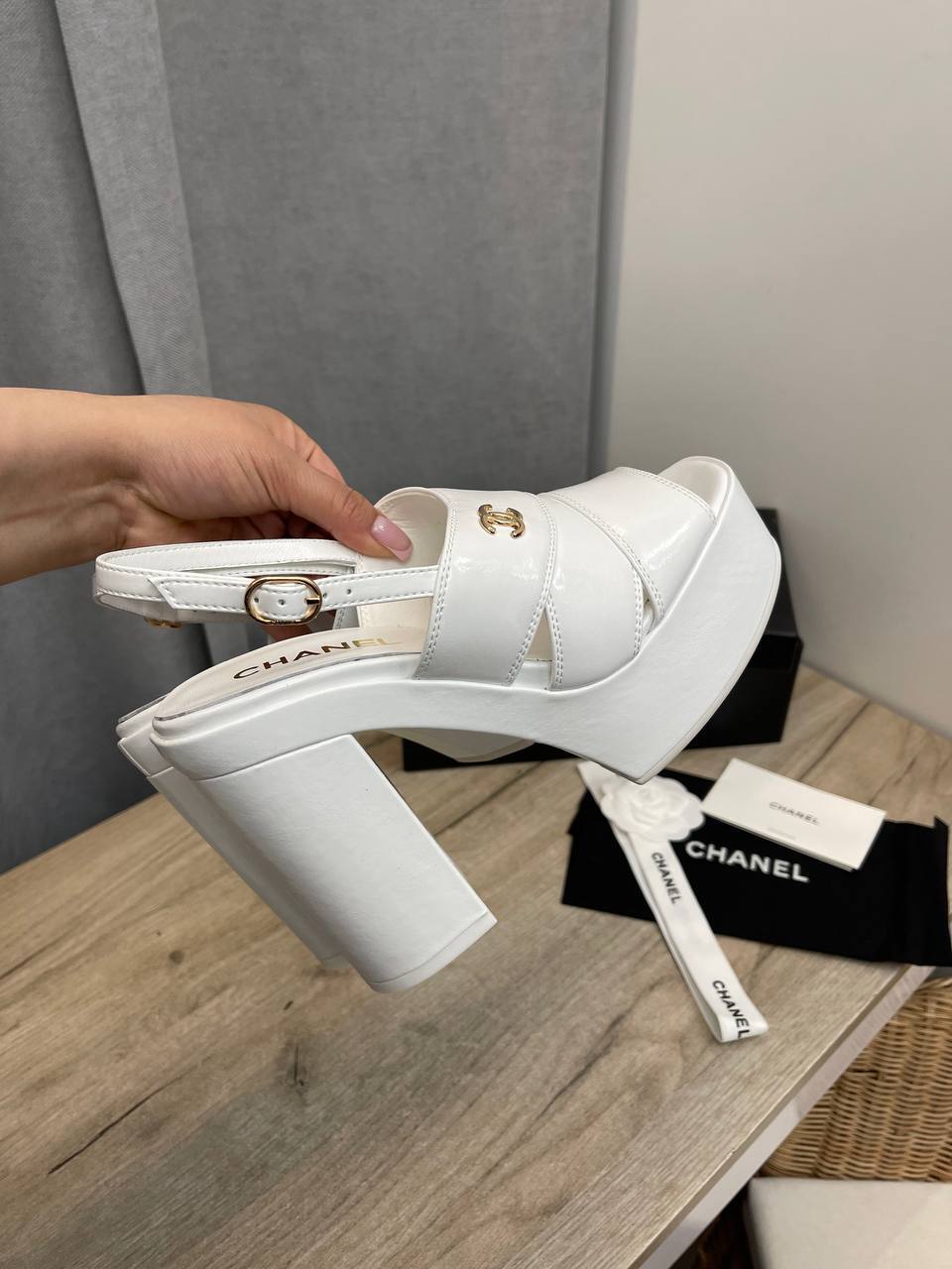 Премиум босоножки Chanel BP-48963 Премиум босоножки Chanel BP-48963