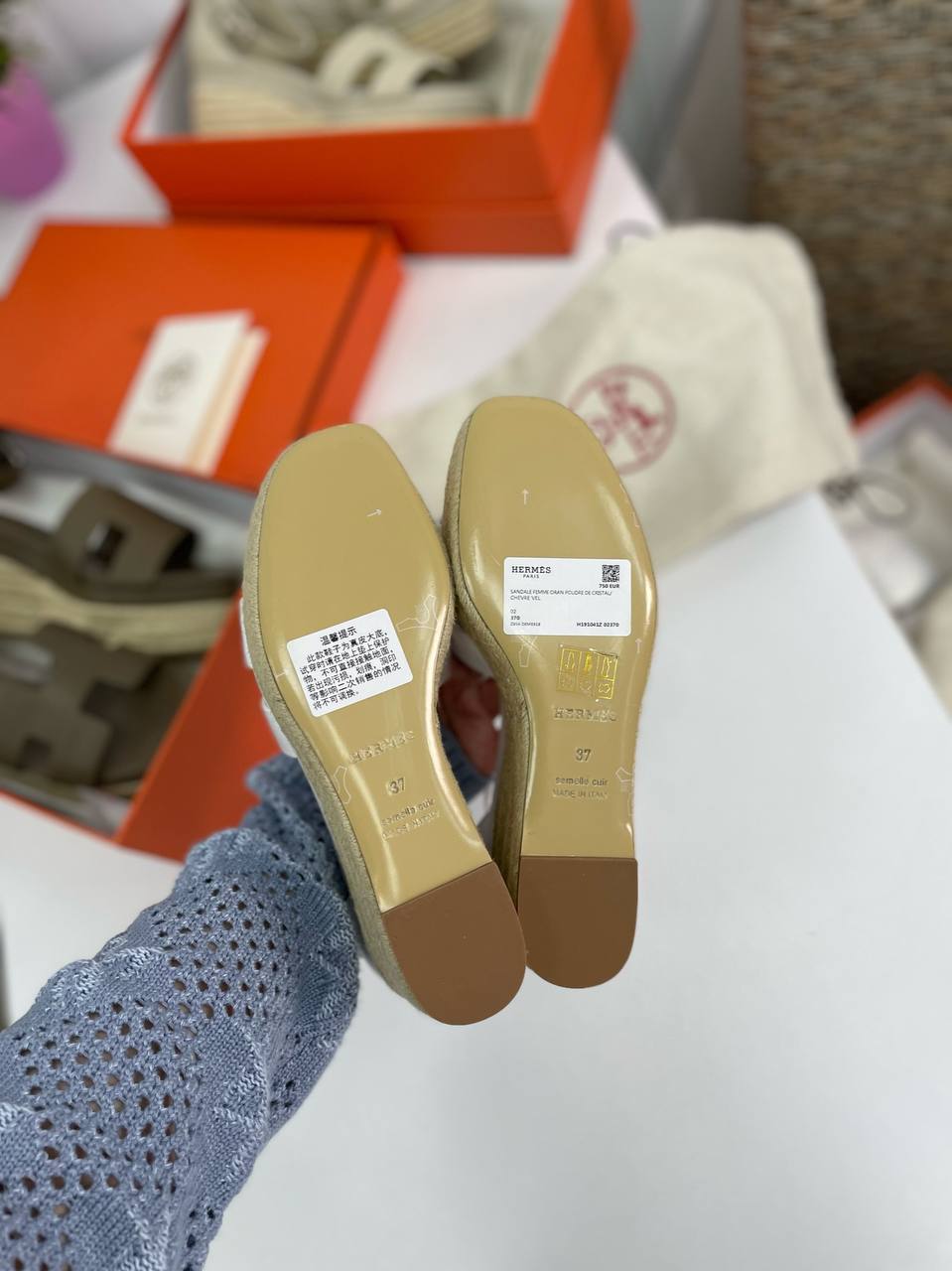 Дизайнерские эспадрильи Hermes Elda BP-30296 Дизайнерские эспадрильи Hermes Elda BP-30296