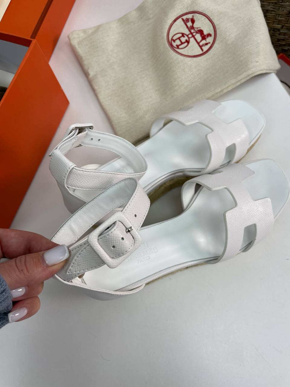 Дизайнерские эспадрильи Hermes Elda BP-30296 Дизайнерские эспадрильи Hermes Elda BP-30296