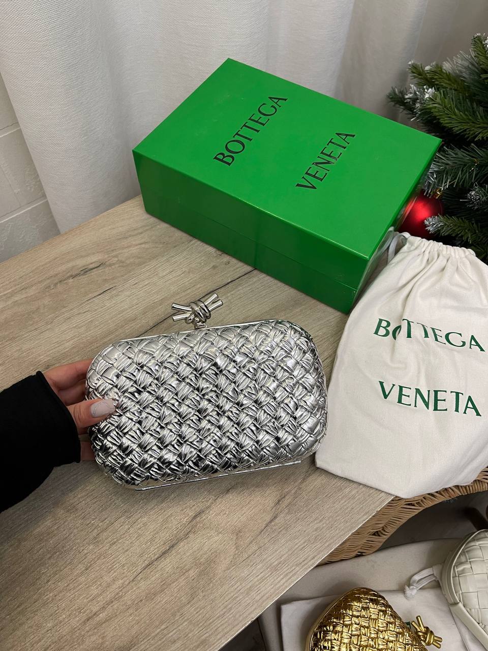 Клатч Bottega Veneta премиальный BP-45128 Клатч Bottega Veneta премиальный BP-45128
