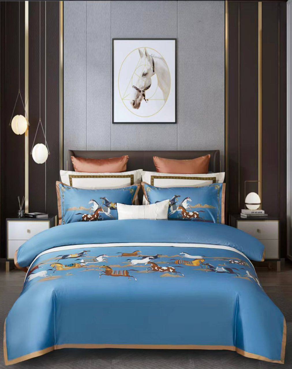 Hermes постельный комплект BP-46965 Hermes постельный комплект BP-46965