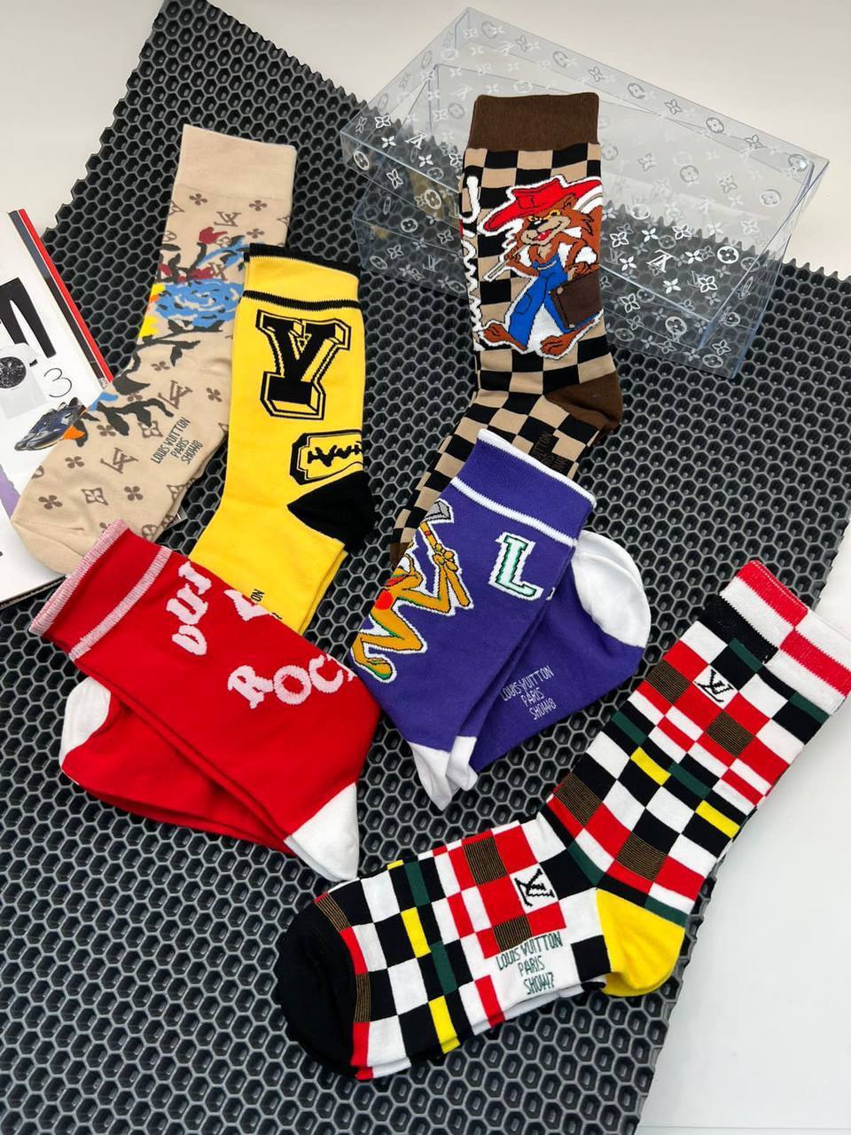 Комплект носков Louis Vuitton (6 пар) BP-19728 Комплект носков Louis Vuitton (6 пар) BP-19728