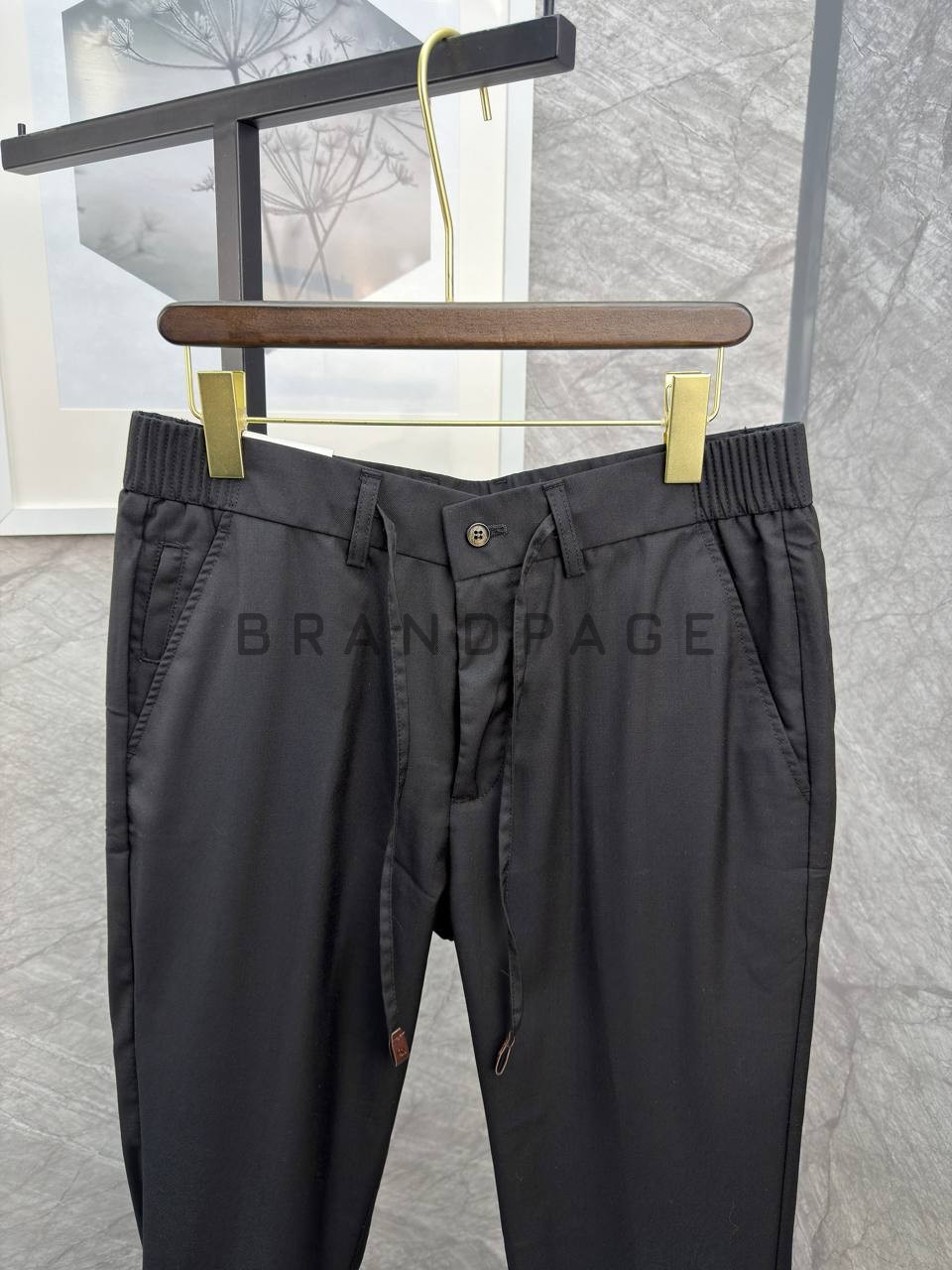 Брюки из хлопка Brunello Cucinelli BPLUX13007