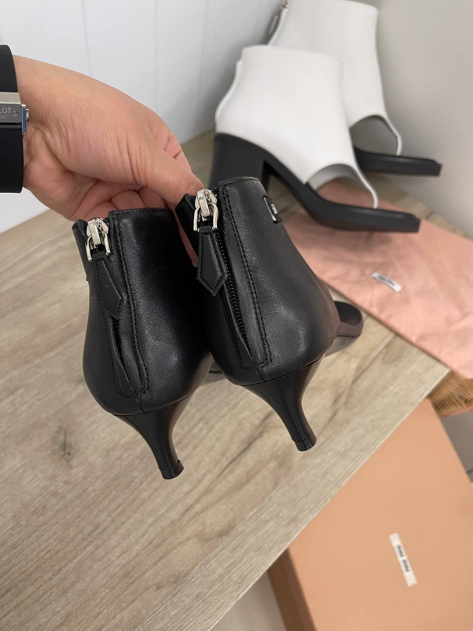 Премиум ботильоны Miu Miu BP-34888 Премиум ботильоны Miu Miu BP-34888