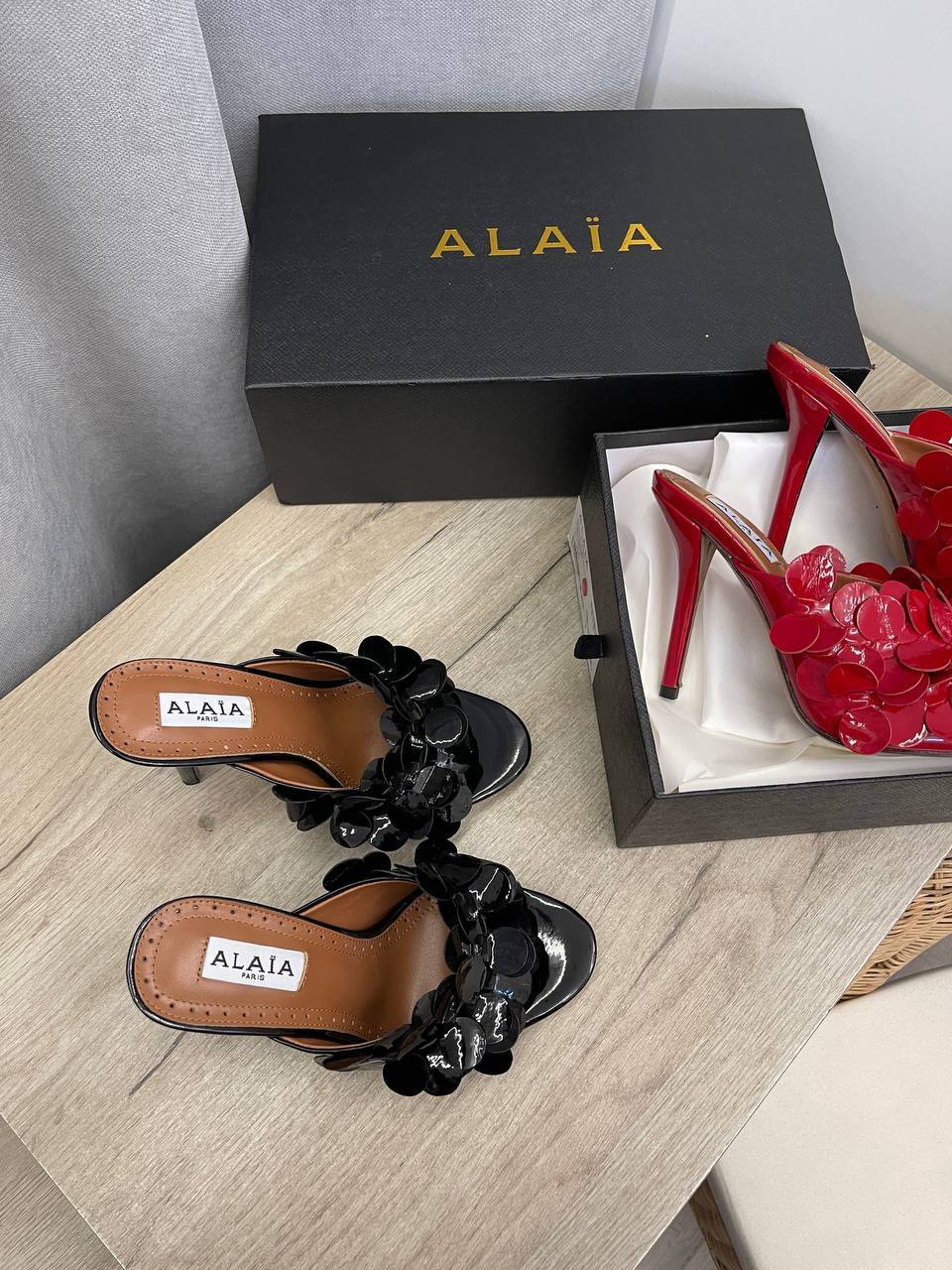 Босоножки премиум Alaia BP-50108 Босоножки премиум Alaia BP-50108