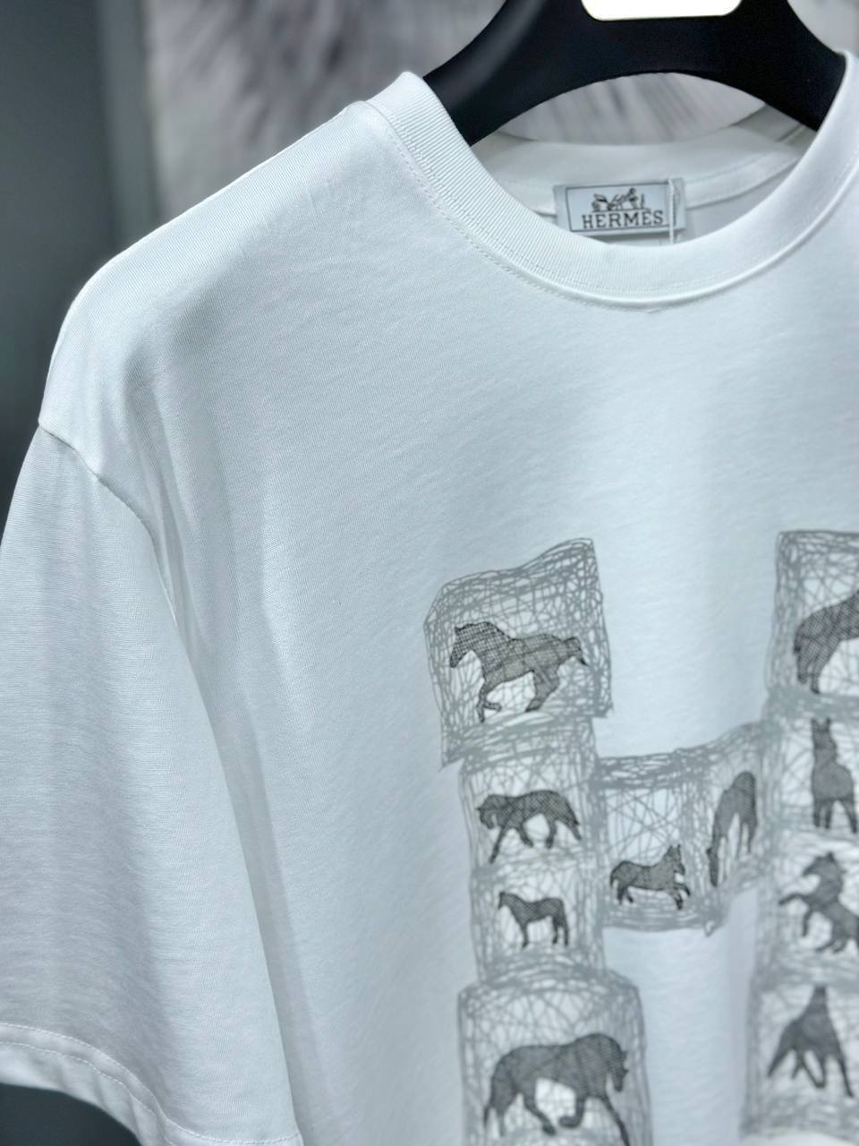 Футболка Hermes BP-28231 для мужчин Футболка Hermes BP-28231 для мужчин