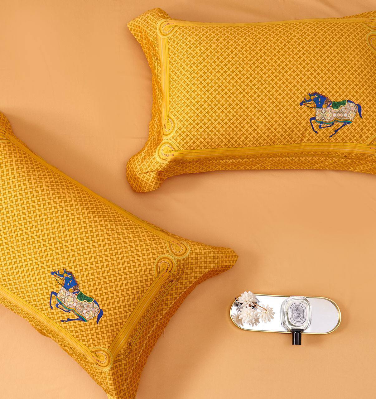 Роскошный комплект постельного белья Hermes BP-19350 Роскошный комплект постельного белья Hermes BP-19350