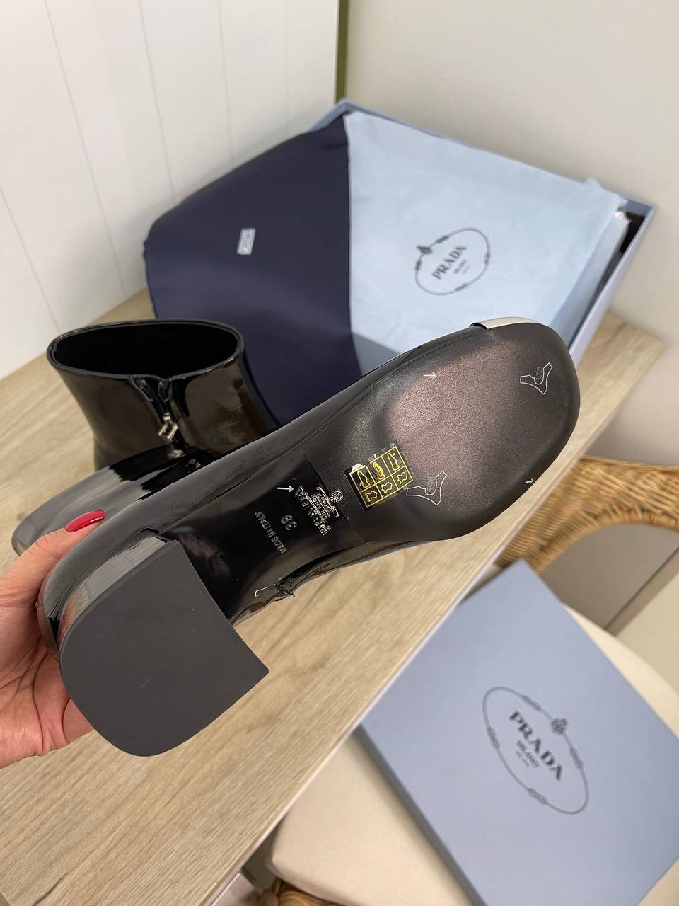 Ботильоны премиальные Prada BP-20008 Ботильоны премиальные Prada BP-20008