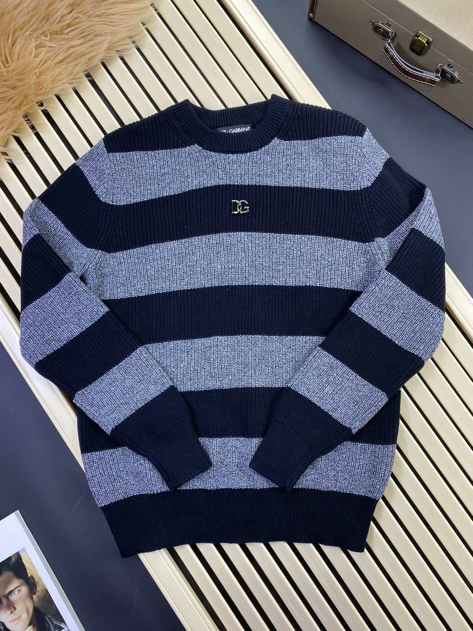 Мужской свитер Dolce & Gabbana BP-21014 Мужской свитер Dolce & Gabbana BP-21014