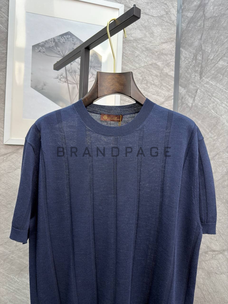 Футболка из льна и вискозы Loro Piana BPLUX13020