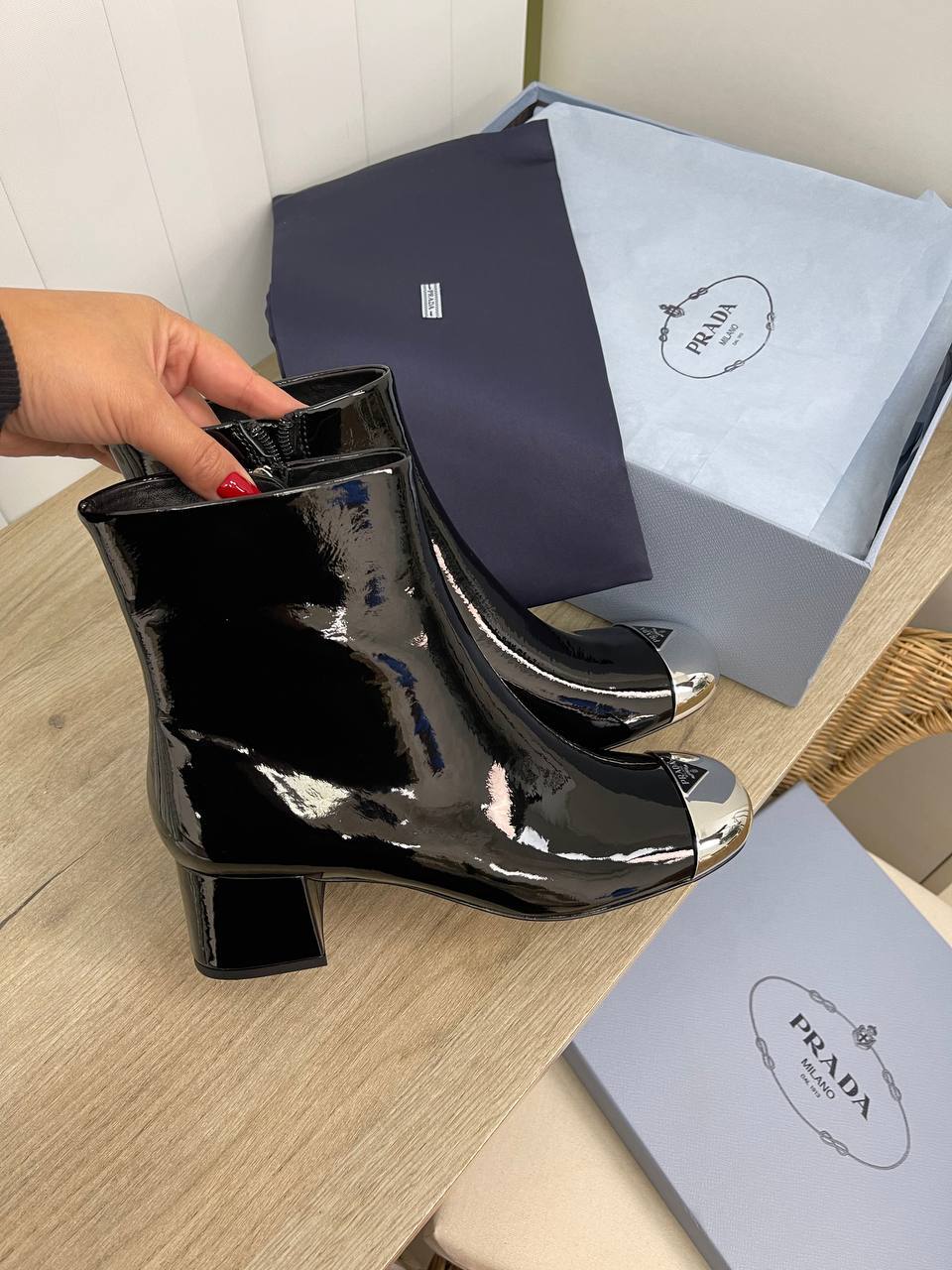 Ботильоны премиальные Prada BP-20008 Ботильоны премиальные Prada BP-20008