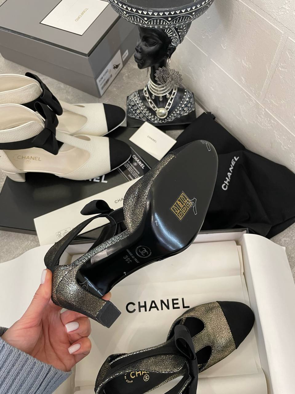 Трендовые ботильоны Chanel BP-46622 Трендовые ботильоны Chanel BP-46622