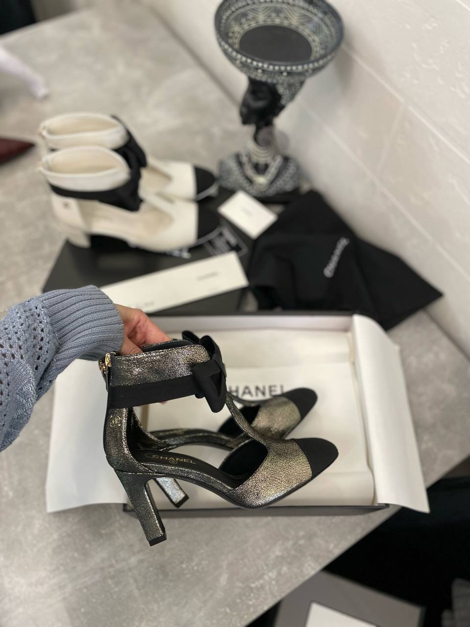 Трендовые ботильоны Chanel BP-46622 Трендовые ботильоны Chanel BP-46622