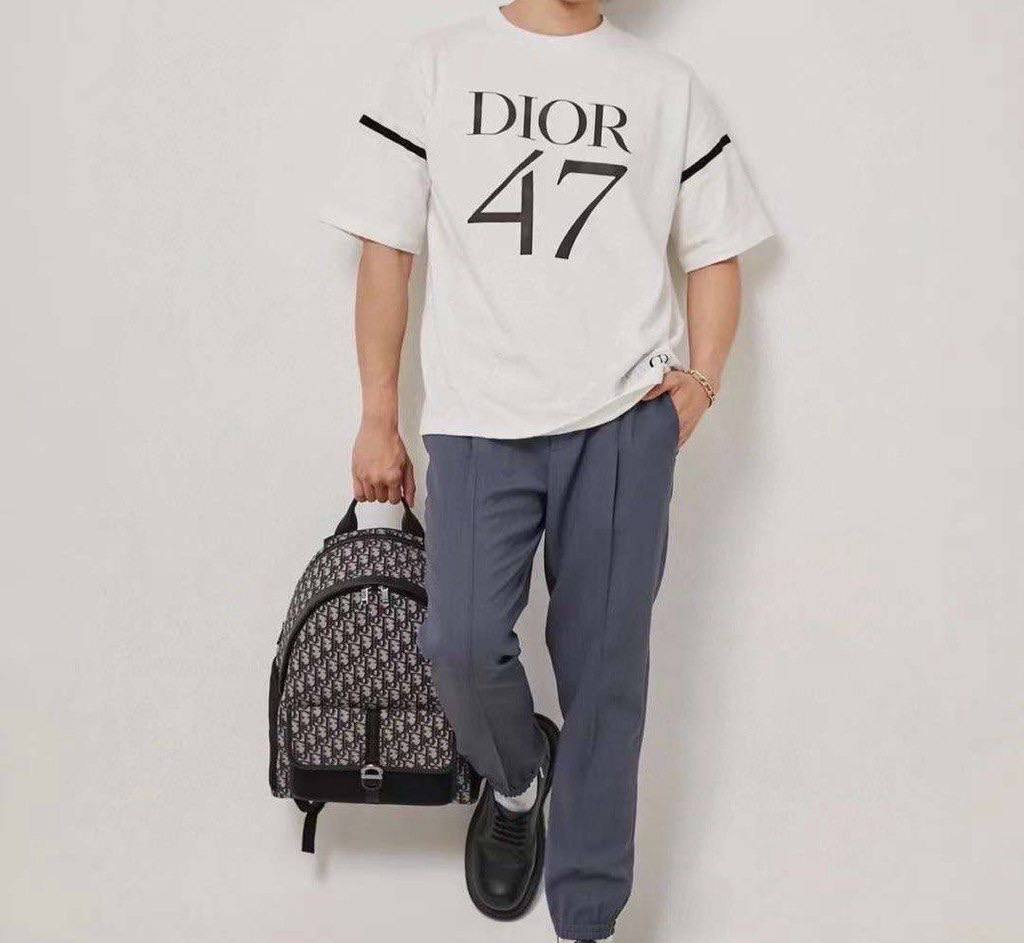 Мужская футболка Christian Dior BP-51025 стильная Мужская футболка Christian Dior BP-51025 стильная