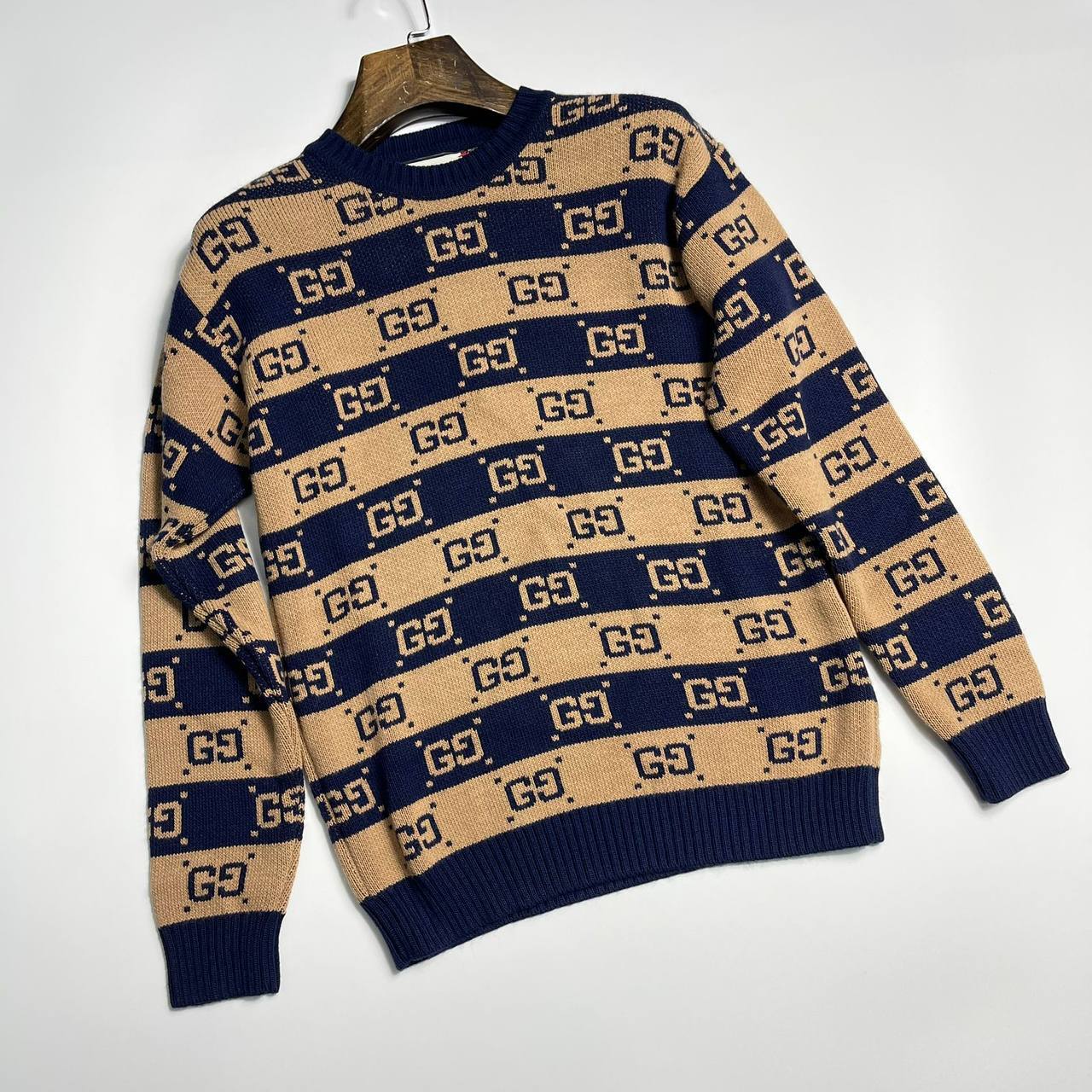 Свитер Gucci BP-41965 повседневный мужской Свитер Gucci BP-41965 повседневный мужской