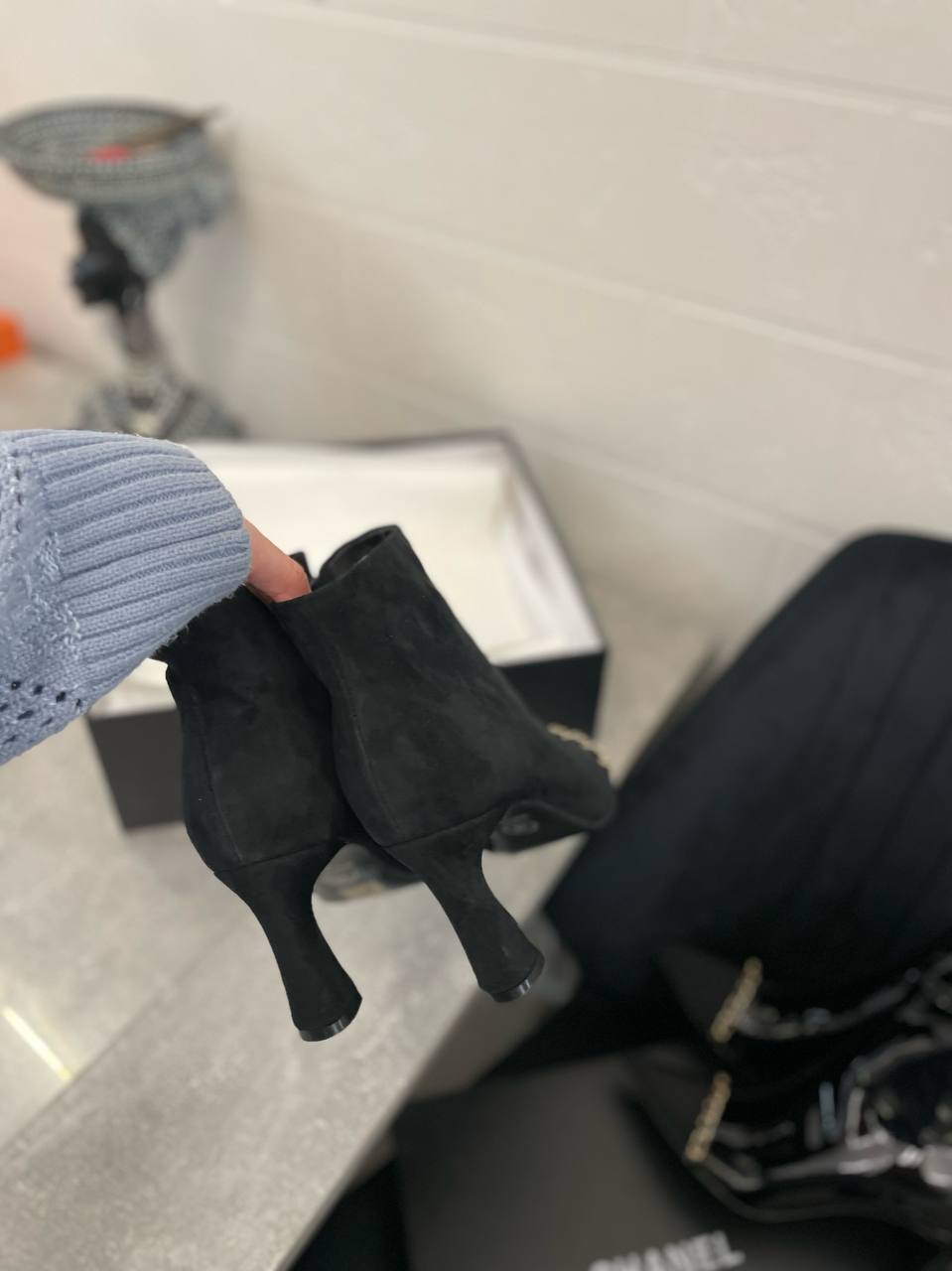 Ботильоны из люксовой коллекции Chanel BP-42871 Ботильоны из люксовой коллекции Chanel BP-42871