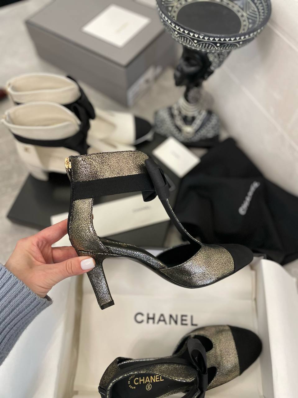 Трендовые ботильоны Chanel BP-46622 Трендовые ботильоны Chanel BP-46622