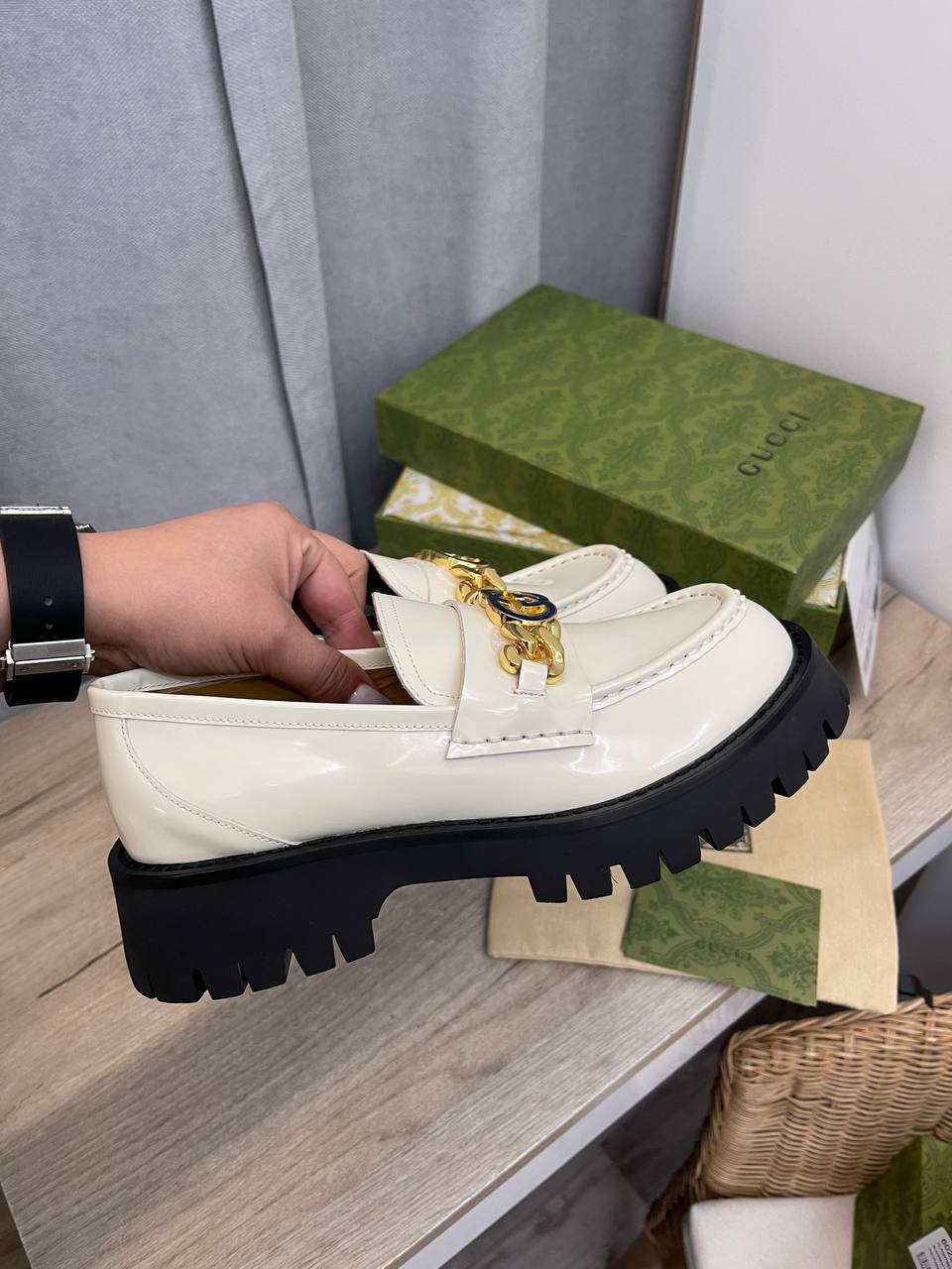 Повседневные лоферы Gucci BP-38432 Повседневные лоферы Gucci BP-38432