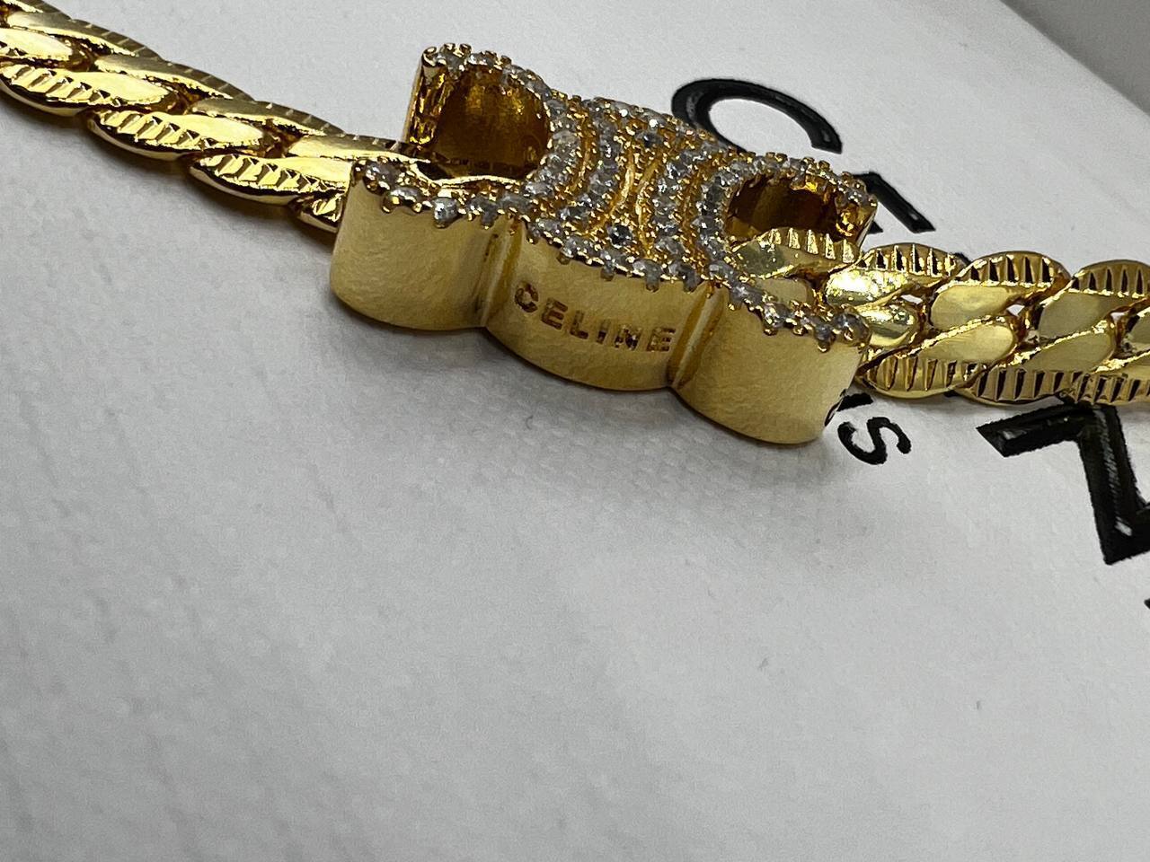 Элитное колье-чокер Celine BP-48028 Элитное колье-чокер Celine BP-48028