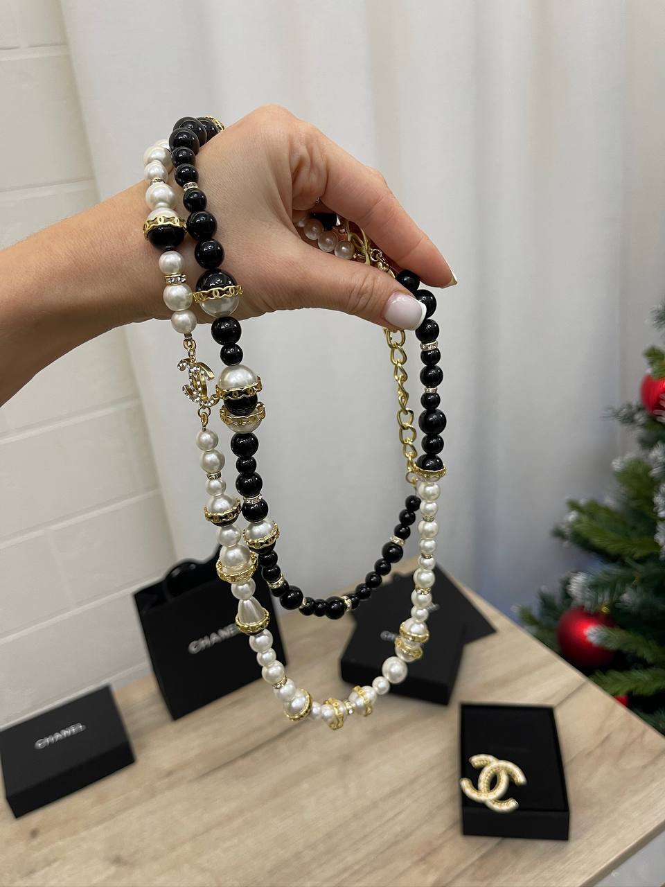 Бусы Chanel коллекционные BP-44462 Бусы Chanel коллекционные BP-44462