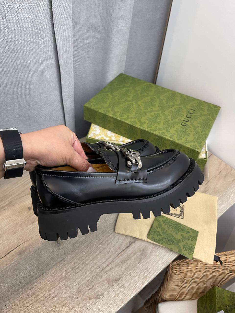 Премиум лоферы Gucci BP-38431 Премиум лоферы Gucci BP-38431