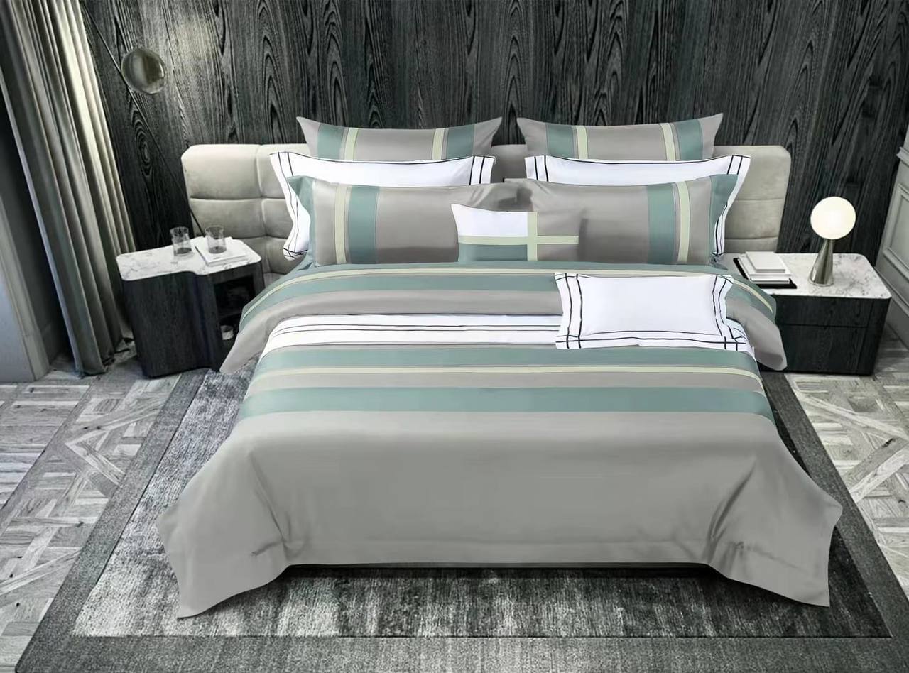 Hermes постельное белье комплект BP-16548 стильный Hermes постельное белье комплект BP-16548 стильный