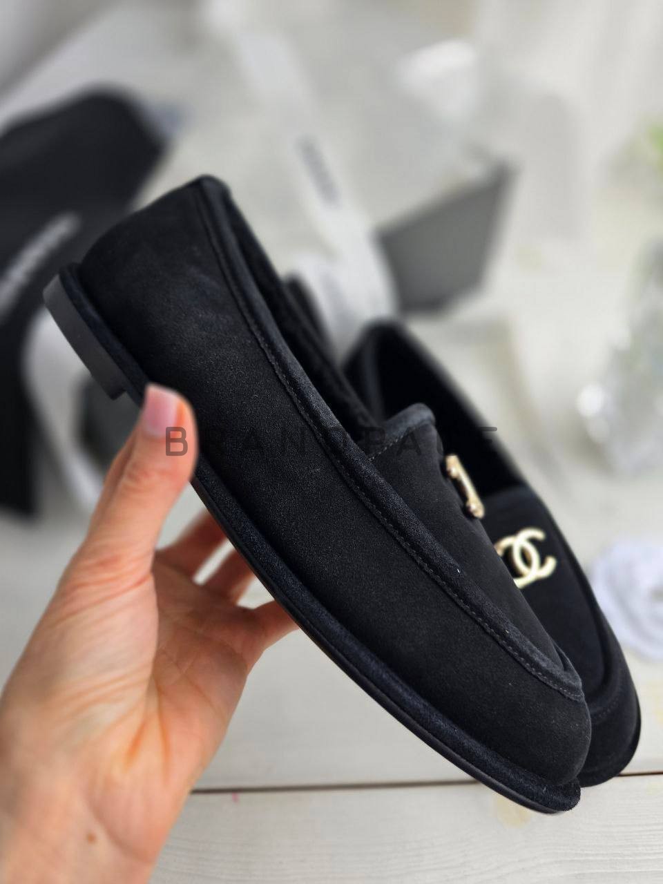 Лоферы кожаные Chanel Лоферы кожаные Chanel