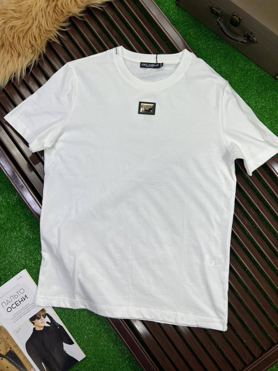 Футболка мужская Dolce & Gabbana BP-20722 стильная Футболка мужская Dolce & Gabbana BP-20722 стильная