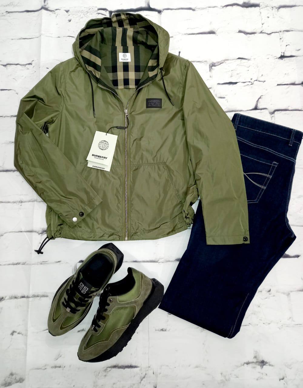 Ветровка Burberry BP-14934 дизайнерская Ветровка Burberry BP-14934 дизайнерская