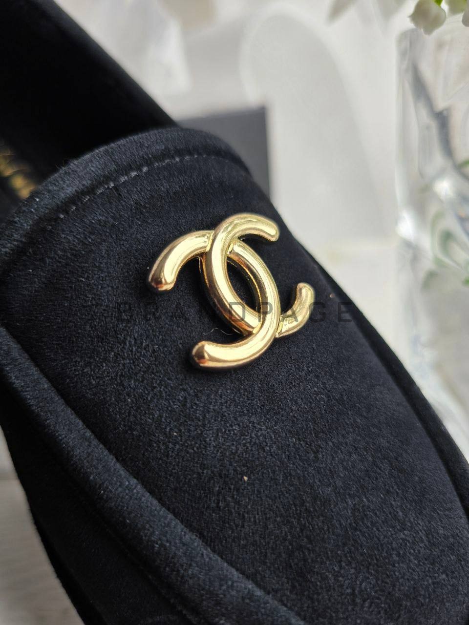 Лоферы кожаные Chanel Лоферы кожаные Chanel