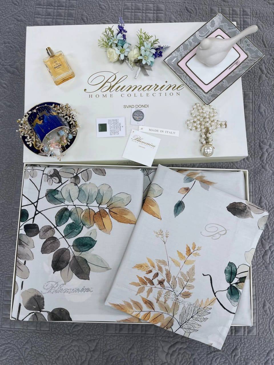 Премиум комплект постельного белья Blumarine BP-16249 Премиум комплект постельного белья Blumarine BP-16249