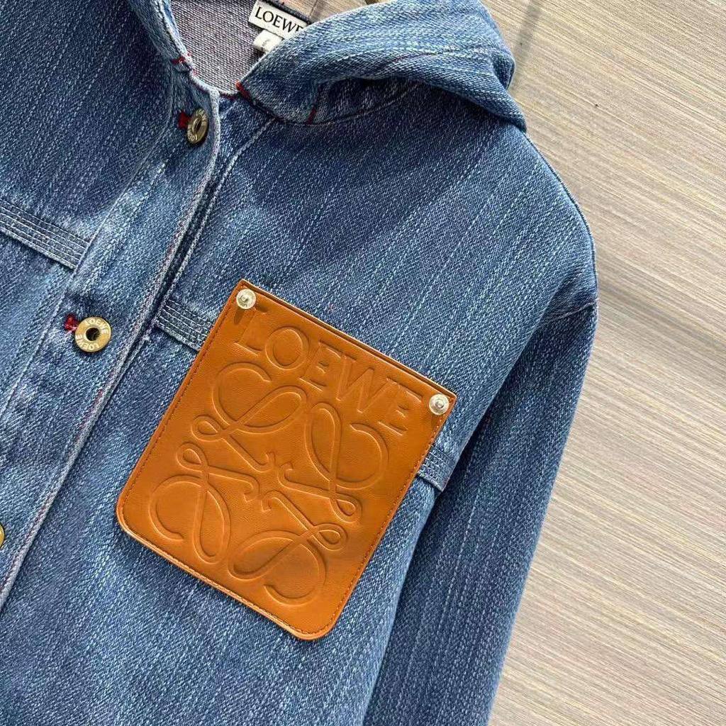 Коллекционная джинсовая куртка Loewe BP-37161 Коллекционная джинсовая куртка Loewe BP-37161