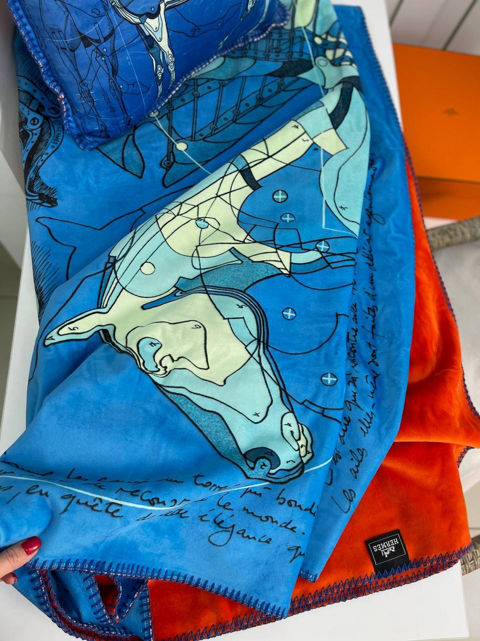 Плед стильный Hermes BP-24472 Плед стильный Hermes BP-24472