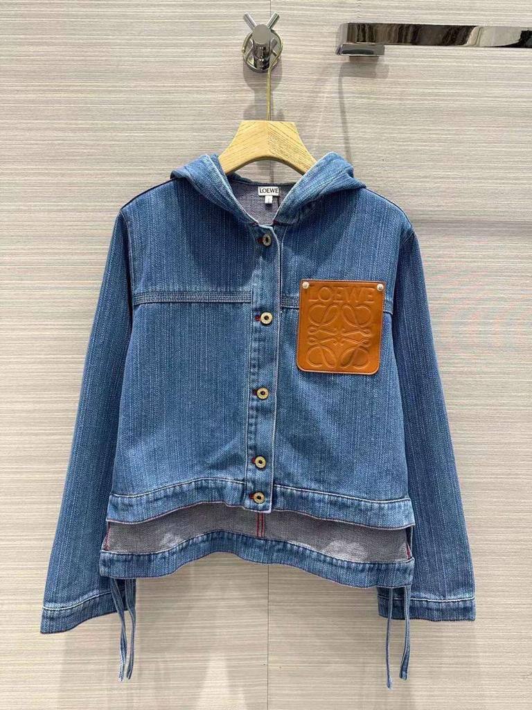 Коллекционная джинсовая куртка Loewe BP-37161 Коллекционная джинсовая куртка Loewe BP-37161