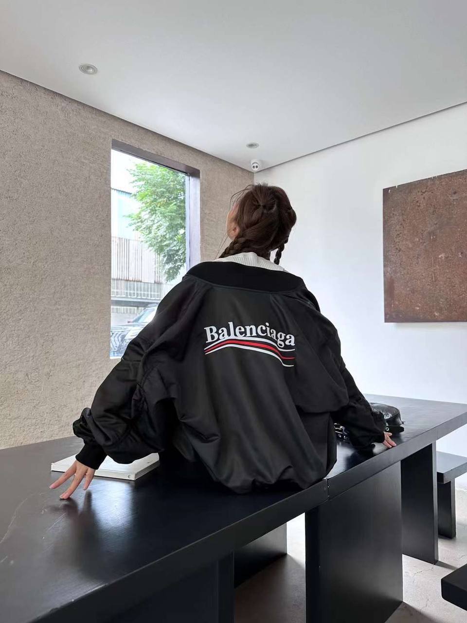 Бомбер Balenciaga дизайнерский BP-39119 Бомбер Balenciaga дизайнерский BP-39119