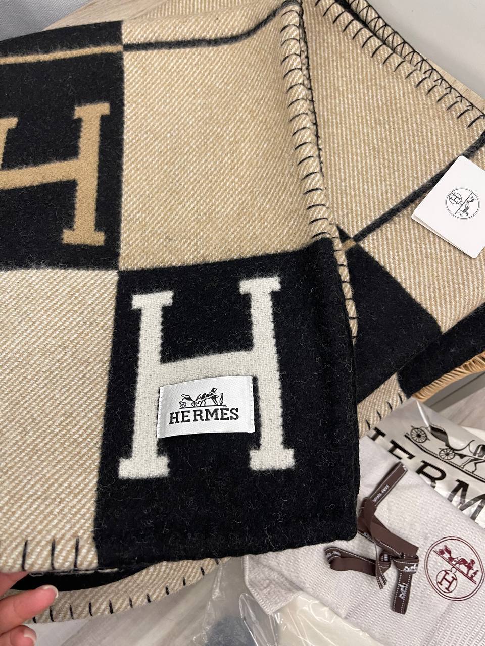 Коллекционный плед Hermes BP-43370 Коллекционный плед Hermes BP-43370